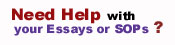 Help for your Essays/SOPs